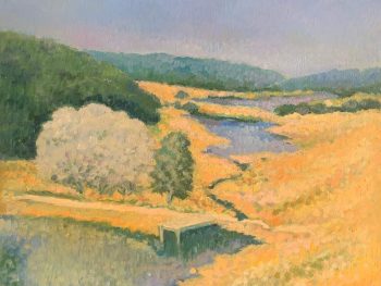 painting landscape in karksi
