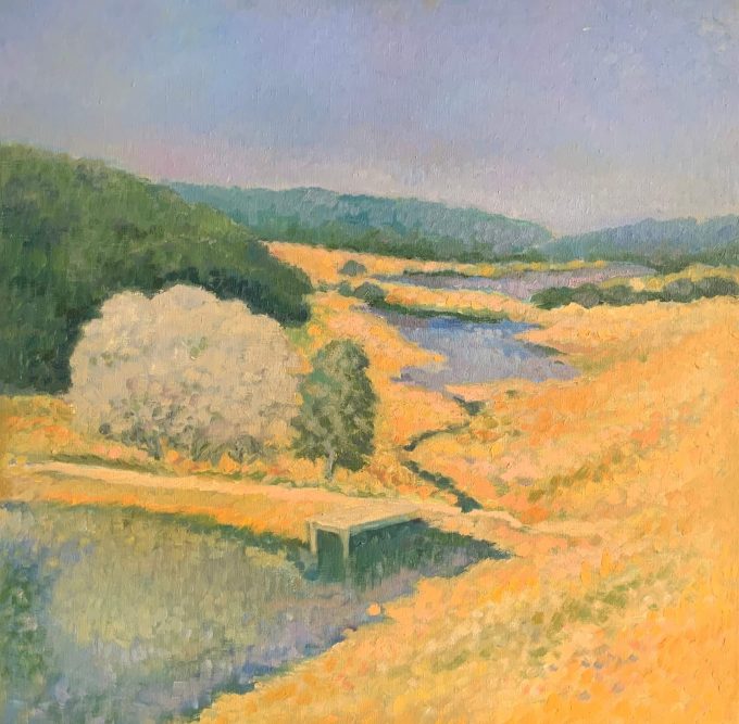 painting landscape in karksi