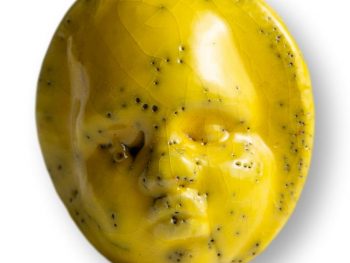 yello face cabinet knob
